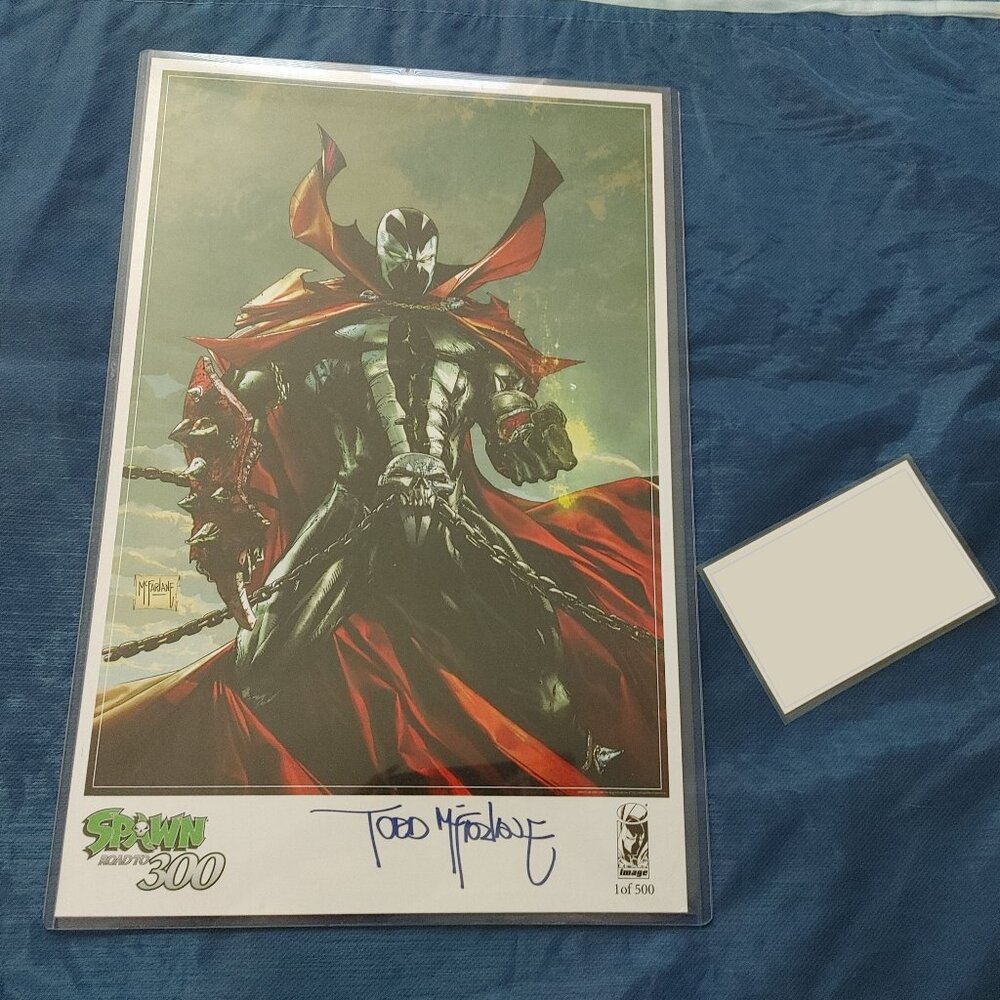 SPAWN #300 LITHOGRAPH HAND SIGNED BY TODD McFARLANE